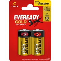 Battery EVEREADY GOLD from ENERGIZER, C, LR14, 1,5V, CP2 EU, 2 pcs