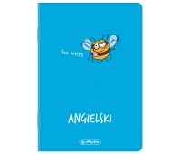 ZESZYT A5 60K.KRATKA ECO PP J.ANGIELSKI FSC, Zeszyty, Zeszyty i bloki
