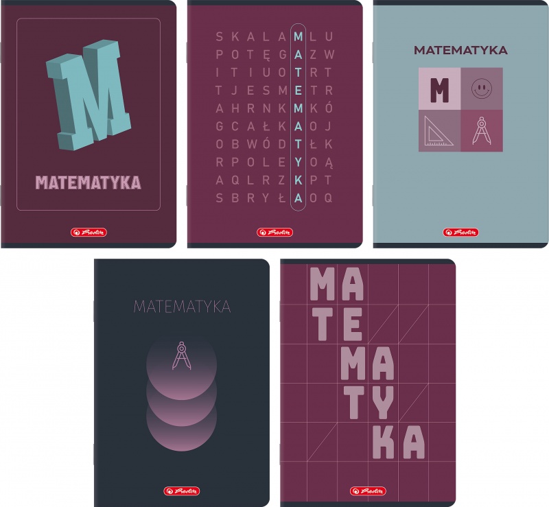 ZESZYT HER MIX MATEMATYKA A5 60K.KRATKA /10/, Zeszyty, Zeszyty i bloki