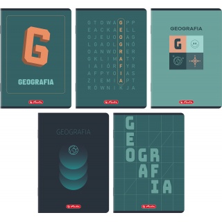 ZESZYT HER MIX GEOGRAFIA A5 60K.KRATKA /10/, Zeszyty, Zeszyty i bloki