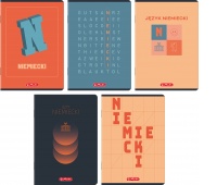 ZESZYT HER MIX NIEMIECKI A5 60K.KRATKA /10/, Zeszyty, Zeszyty i bloki