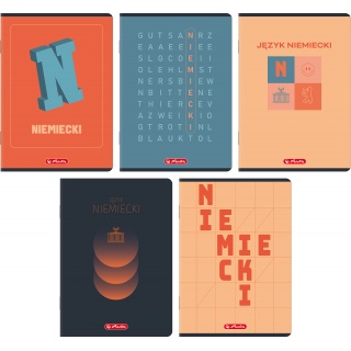 ZESZYT HER MIX NIEMIECKI A5 60K.KRATKA /10/, Zeszyty, Zeszyty i bloki