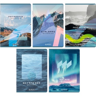 ZESZYT HER PREMIUM SOLARPUNK A5 80K.KRATKA /5/, Zeszyty, Zeszyty i bloki