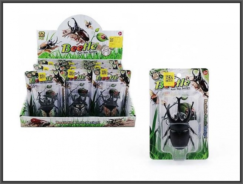 ZUK NAKRĘCANY 9CM 3RODZ. 1029B, Zwierzęta, Zabawki