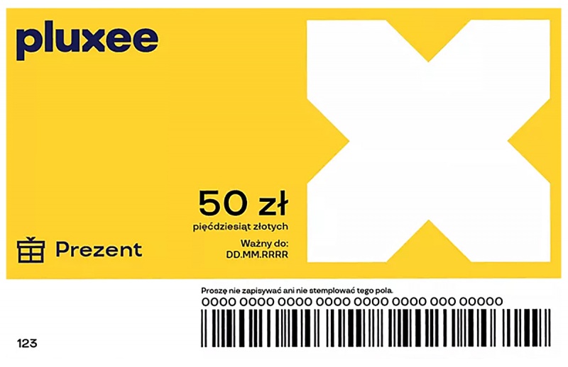 Uprawnienie do odbioru 2x KUPON PLUXEE, Promocje, ~ Nagrody