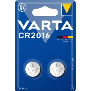 Bateria specjalistyczna VARTA CR2016 /2/, Baterie, akumulatory i ładowarki, Urządzenia biurowe