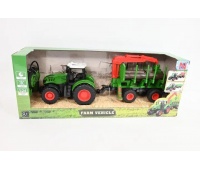 Traktor R/C z przyczepą 1:24 42x11x12cm