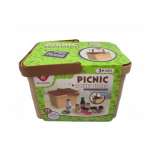 Zestaw kosz piknikowy 25 el, Zabawki