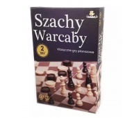Gra Szachy i Warcaby 26,5x17,5x5,5 cm, Planszowe, Gry