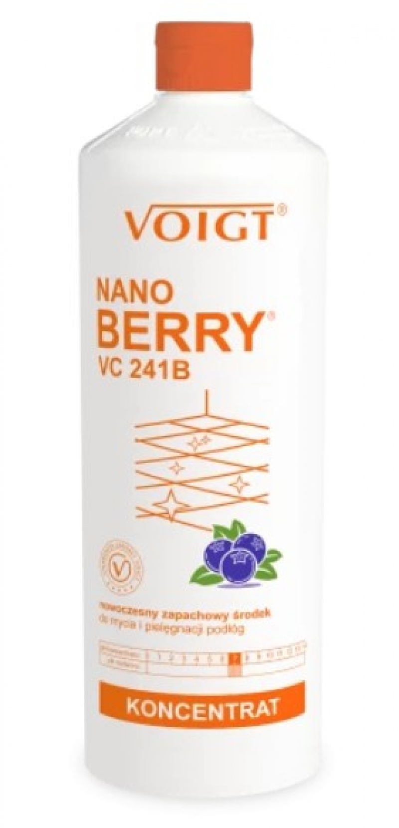 VC-241 NANO BERRY ŚRODEK DO MYCIA POSADZEK 1L., Środki czyszczące, Art. higieniczne i dozowniki