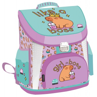 Tornister ICO Lizzy Lollipop Capybara, 23L, mix kolor&oacute;w, Plecaki, Artykuły szkolne