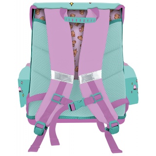 Tornister ICO Lizzy Lollipop Capybara, 23L, mix kolor&oacute;w, Plecaki, Artykuły szkolne