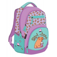 Backpack ICO Lizzy Lollipop Capybara, 27L, color mix