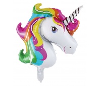 Balon PARTY GO Unicorn, 45cm, 1 szt., mix kolor&oacute;w, Okolicznościowe, Gadżety