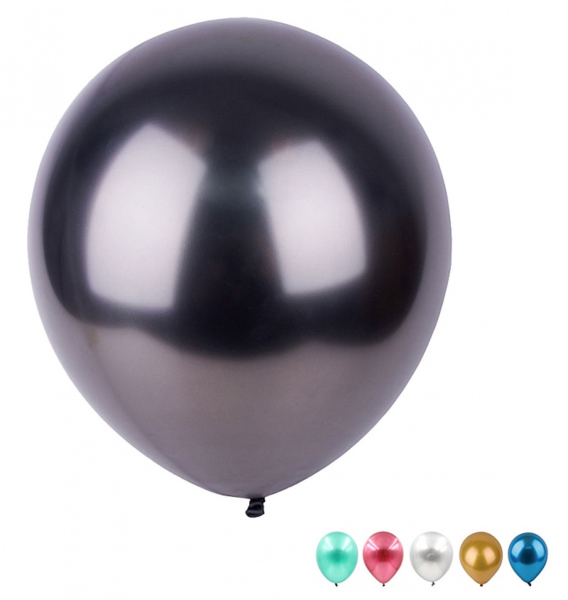 Zestaw balon&oacute;w PARTY GO, metaliczne, 22cm, 8 szt., mix kolor&oacute;w, Okolicznościowe, Gadżety