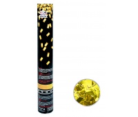 Tuba konfetti PARTY GO, 40cm, 12 szt., złote, Okolicznościowe, Gadżety