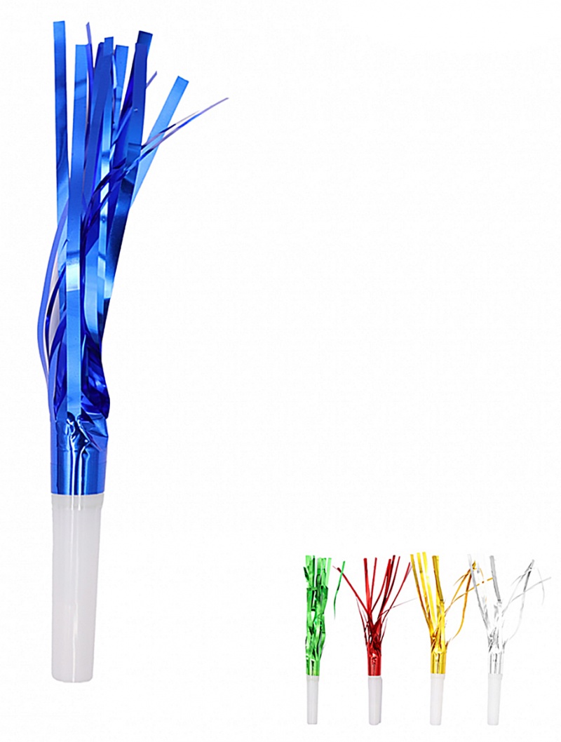 Trąbka imprezowa PARTY GO, 6,5cm, 6 szt., mix kolor&oacute;w, Okolicznościowe, Gadżety