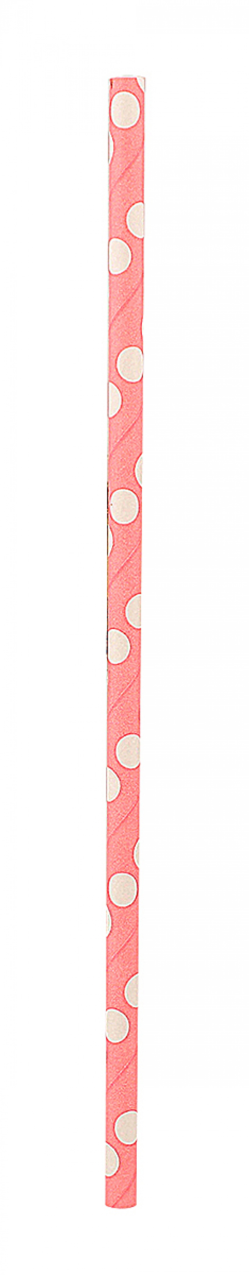 Słomki PARTY GO, 19,5cm, 12 szt., r&oacute;żowe, Okolicznościowe, Gadżety