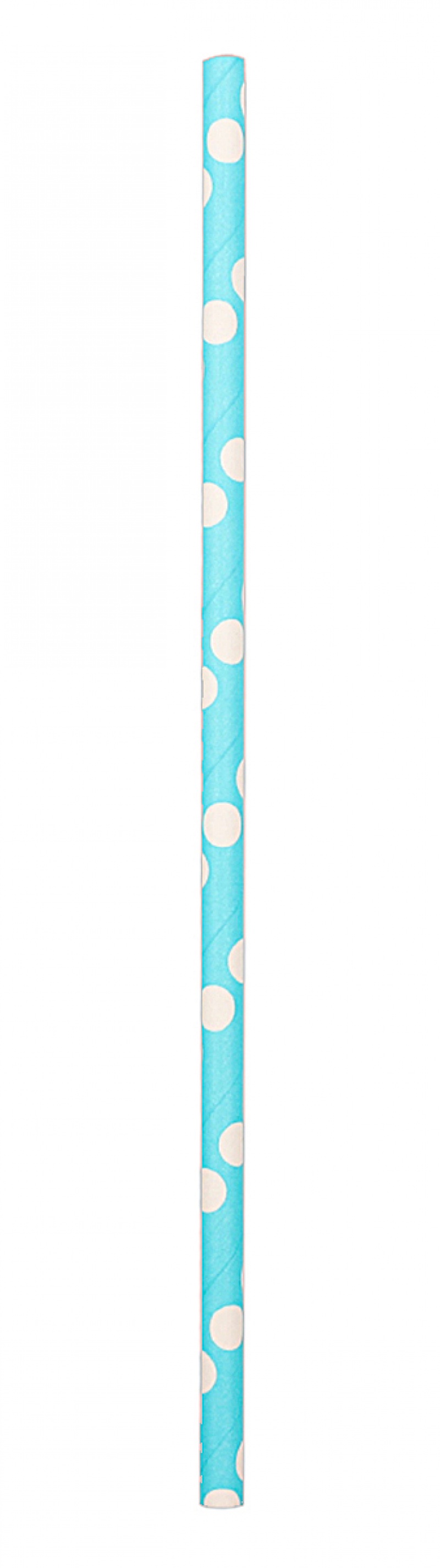 Słomki PARTY GO, 19,5cm, 12 szt., niebieskie, Okolicznościowe, Gadżety