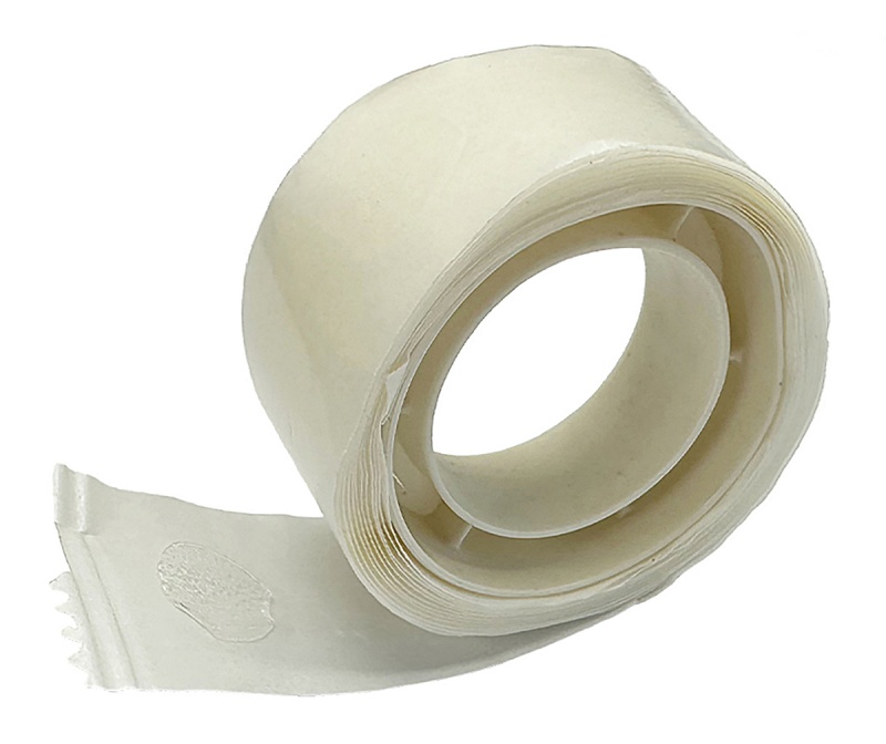 Samoprzylepne kropki PARTY GO, z klejem do balon&oacute;w, 100 szt., białe, Okolicznościowe, Gadżety