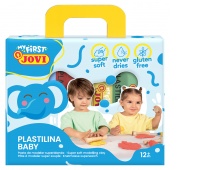 Modelling clay set JOVI for children, 4x38g, mix colours