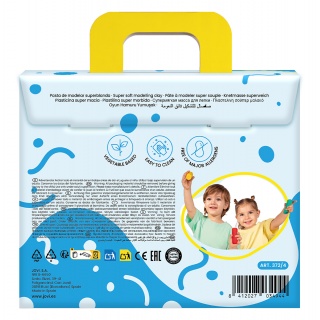 Zestaw plasteliny JOVI dla dzieci, 4x38g, mix kolor&oacute;w, Produkty kreatywne, Artykuły szkolne