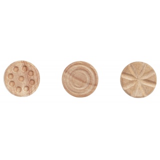 Stemple do plasteliny JOVI dla dzieci, zestaw 3 szt., mix kształt&oacute;w, drewniane, Produkty kreatywne, Artykuły szkolne