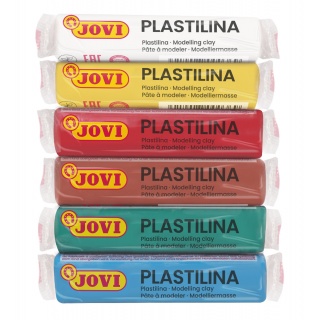 Zestaw plasteliny JOVI, 6x15g, mix kolor&oacute;w, Produkty kreatywne, Artykuły szkolne