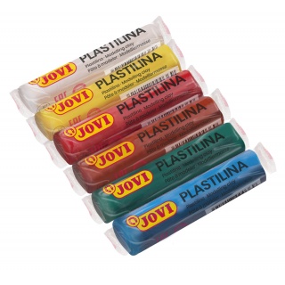 Zestaw plasteliny JOVI, 6x15g, mix kolor&oacute;w, Produkty kreatywne, Artykuły szkolne