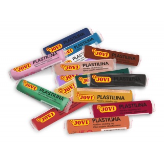 Zestaw plasteliny JOVI, 15x15g, mix kolor&oacute;w, Produkty kreatywne, Artykuły szkolne