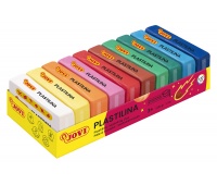 Modelling clay set JOVI, 10x50g, mix colours