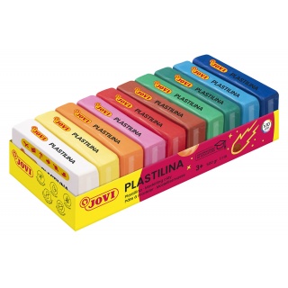 Zestaw plasteliny JOVI, 10x50g, mix kolor&oacute;w, Produkty kreatywne, Artykuły szkolne