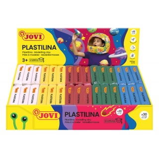 Display plasteliny JOVI, 30x50g, 6x5 kolor&oacute;w, mix kolor&oacute;w, Produkty kreatywne, Artykuły szkolne