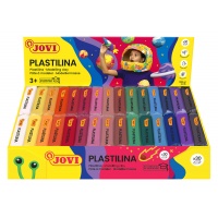 Display plasteliny JOVI, 30x50g, 2x15 kolor&oacute;w, mix kolor&oacute;w, Produkty kreatywne, Artykuły szkolne