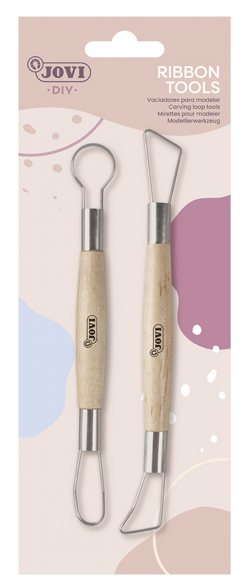 Dłuta do modelowania JOVI, zestaw 2 szt., drewniane, Produkty kreatywne, Artykuły szkolne