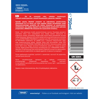 Żel do usuwania kamienia i rdzy TENZI, 0,75l, Środki czyszczące, Artykuły higieniczne i dozowniki