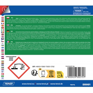 Preparat do prania wykładzin i tekstyli&oacute;w metodą szamponowania TENZI, Textil, 5l, Środki czyszczące, Artykuły higieniczne i dozowniki