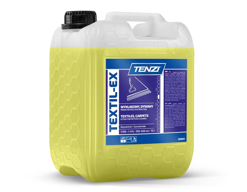 Preparat do prania wykładzin i tapicerek metodą ekstrakcyjną TENZI, Textil-Ex, 1l, Środki czyszczące, Artykuły higieniczne i dozowniki