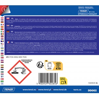 Preparat do prania wykładzin i tapicerek metodą ekstrakcyjną TENZI, Textil-Ex, 1l, Środki czyszczące, Artykuły higieniczne i dozowniki