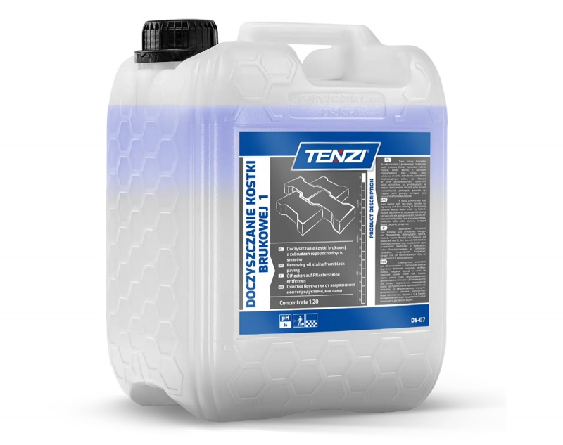Dwufazowy koncentrat do czyszczenia kostki brukowej TENZI, 5l, Środki czyszczące, Artykuły higieniczne i dozowniki