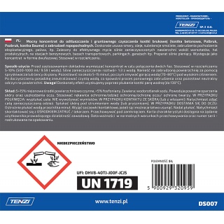 Dwufazowy koncentrat do czyszczenia kostki brukowej TENZI, 5l, Środki czyszczące, Artykuły higieniczne i dozowniki