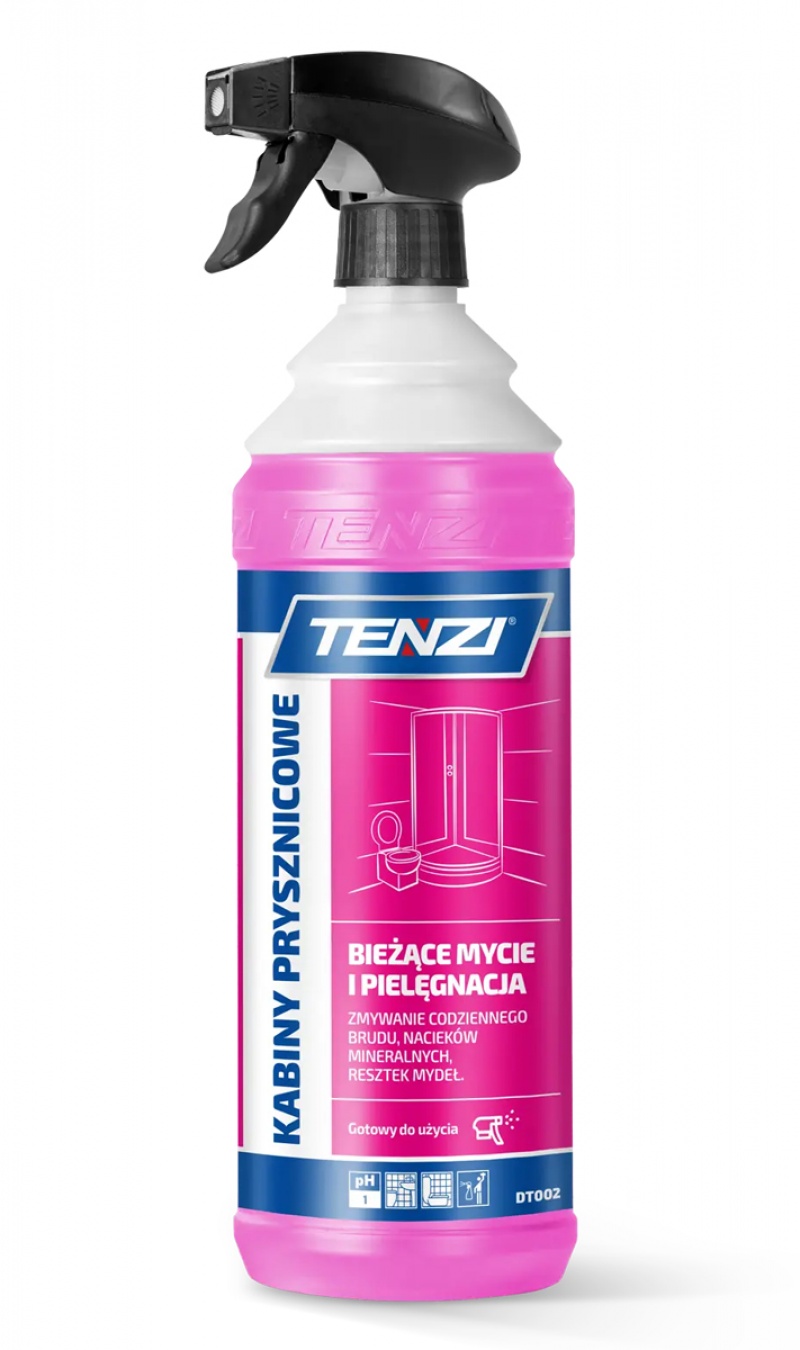 Środek do czyszczenia kabin prysznicowych TENZI, 1l, Środki czyszczące, Artykuły higieniczne i dozowniki