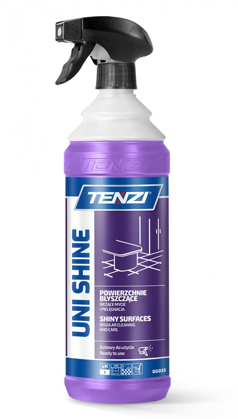 Preparat myjąco-pielęgnujący do mebli i powierzchni błyszczących TENZI, Uni Shine, 1l, Środki czyszczące, Artykuły higieniczne i dozowniki
