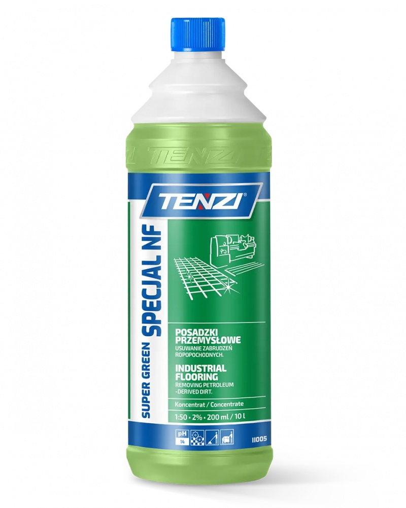 Środek do zabrudzeń organicznych TENZI, Super Green Specjal NF, 1l, Środki czyszczące, Artykuły higieniczne i dozowniki