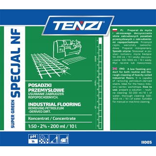 Środek do zabrudzeń organicznych TENZI, Super Green Specjal NF, 5l, Środki czyszczące, Artykuły higieniczne i dozowniki