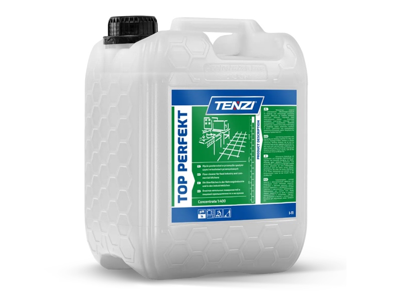 Środek odtłuszczająco-myjący do powierzchni twardych TENZI, Top Perfekt, atest PZH, 5l, Środki czyszczące, Artykuły higieniczne i dozowniki