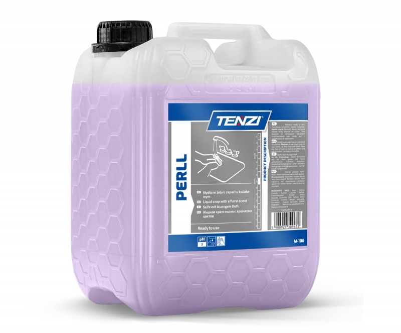 Delikatne mydło w żelu TENZI, zapach kwiatowy, Perll, 5l, Mydła i dozowniki, Artykuły higieniczne i dozowniki