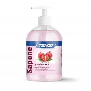 Delikatne mydło w płynie TENZI, zapach owocowy, Sapone Passion Fruit, 0,5l, Mydła i dozowniki, Artykuły higieniczne i dozowniki