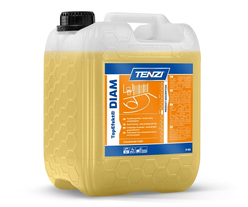 Płyn do mycia posadzek twardych i elastycznych TENZI, Topefekt Diam, 5l, Środki czyszczące, Artykuły higieniczne i dozowniki