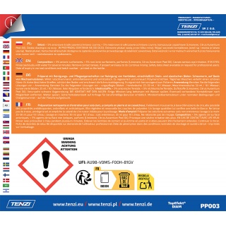 Płyn do mycia posadzek twardych i elastycznych TENZI, Topefekt Diam, 5l, Środki czyszczące, Artykuły higieniczne i dozowniki